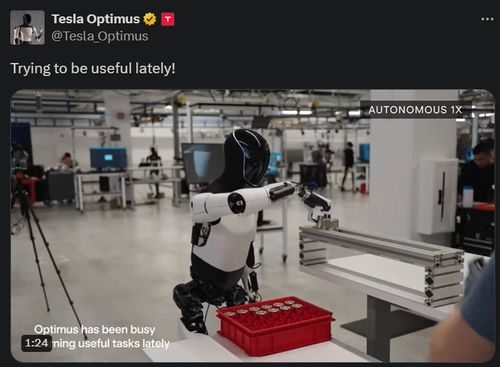 特斯拉Optimus人形機器人 工廠新星，技術再進化
